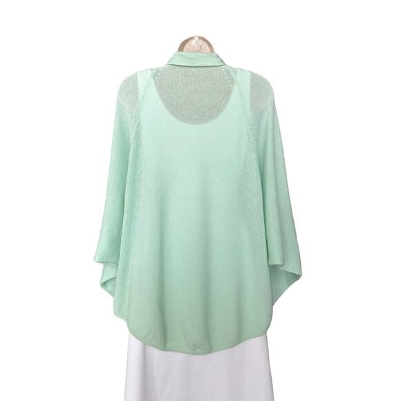 Minnie Rose Cashmere Oversized Open Cardigan, Size XS/S, Mint Green - Picture 2 of 10